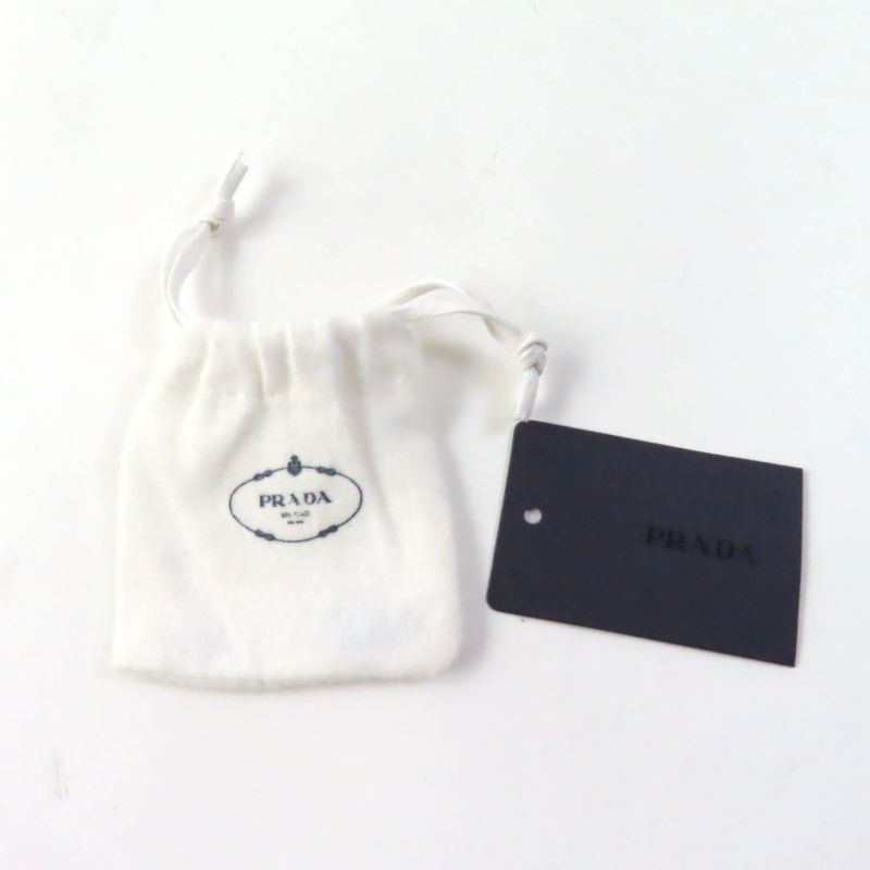 Prada 19 Years APD1 Silk Jacquard Waist Switch Long Sleeve Long Shirt Black 38S