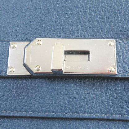 Hermes Acacado PM Brood Prus Kelly Silver Hardware Togo Leather Body Bag