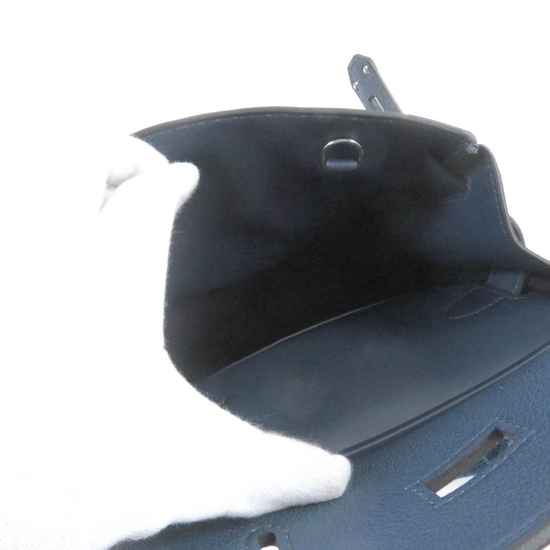 Hermes Acacado PM Brood Prus Kelly Silver Hardware Togo Leather Body Bag