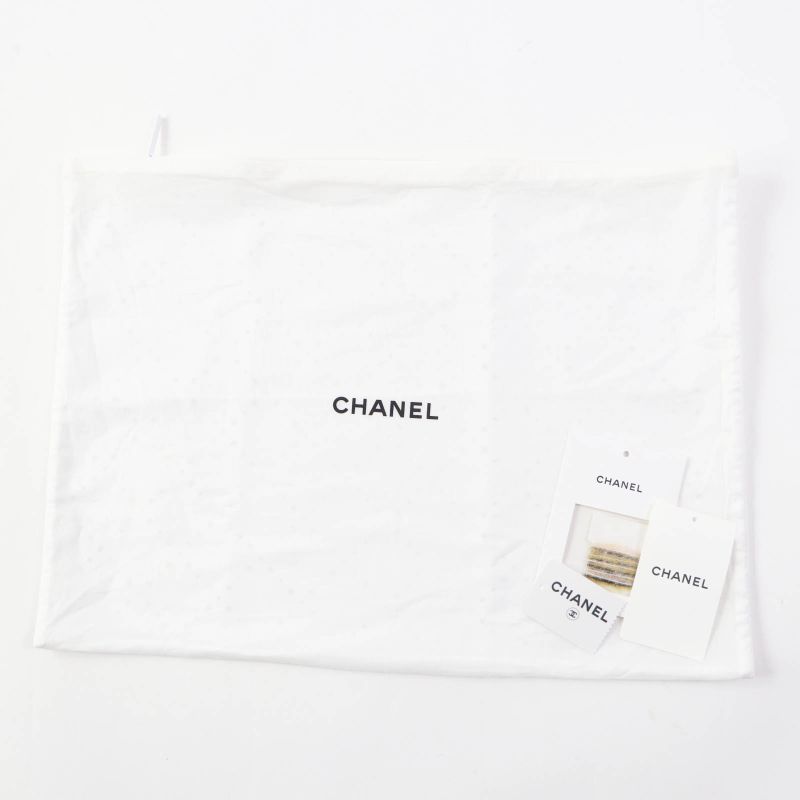 CHANEL 22A P72906 Métiers D'art Collection Alpaca Blend Striped Knit With Coco