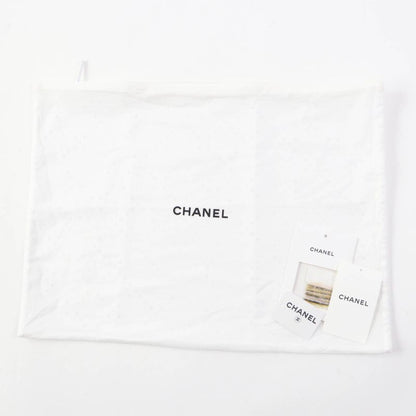 CHANEL 22A P72906 Métiers D'art Collection Alpaca Blend Striped Knit With Coco