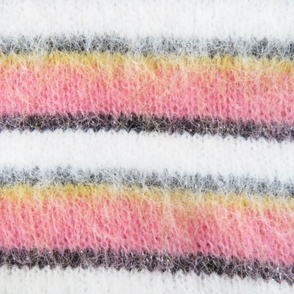 CHANEL 22A P72906 Métiers D'art Collection Alpaca Blend Striped Knit With Coco