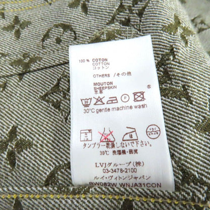 Louis Vuitton 08AW Monogram Camouflage Line Monogram Denim Jacket Khaki With
