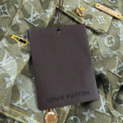 Louis Vuitton 08AW Monogram Camouflage Line Monogram Denim Jacket Khaki With