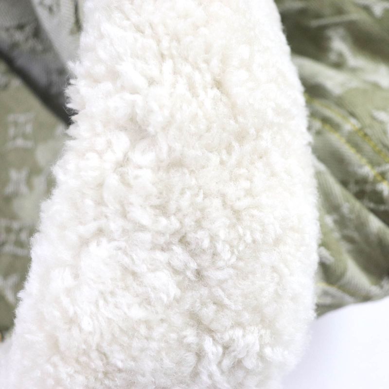 Louis Vuitton 08AW Monogram Camouflage Line Monogram Denim Jacket Khaki With