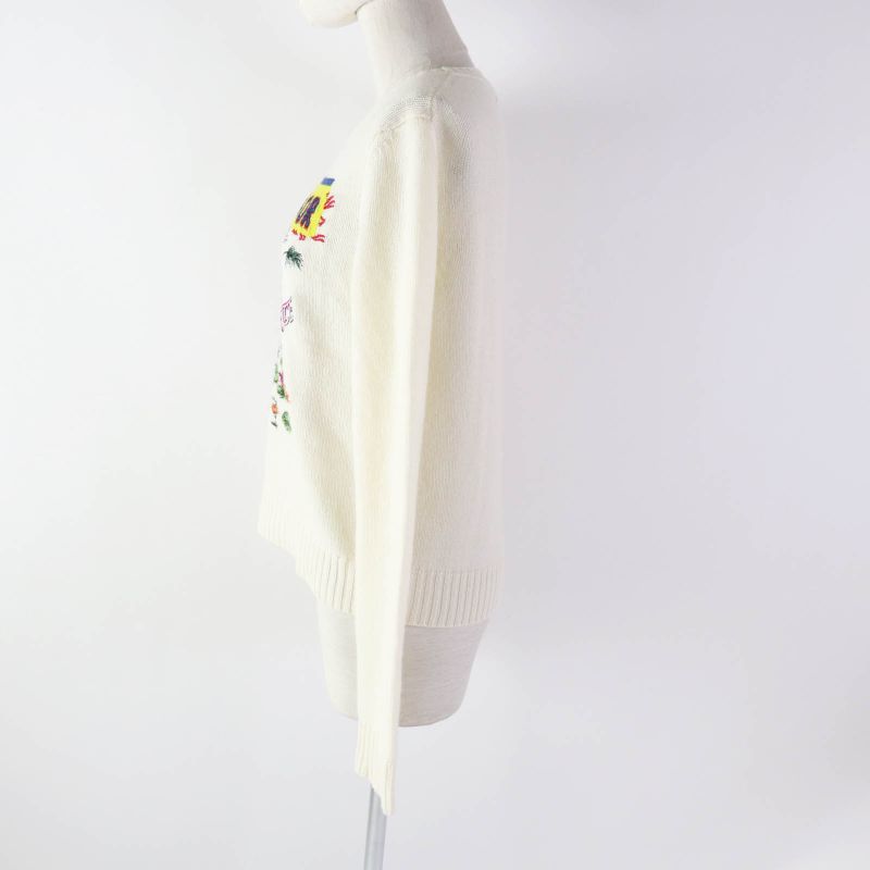 Christian DIOR 23AW 344s57tm152 Indian Taiga Motif Cashmere Cotton Long Sleeve