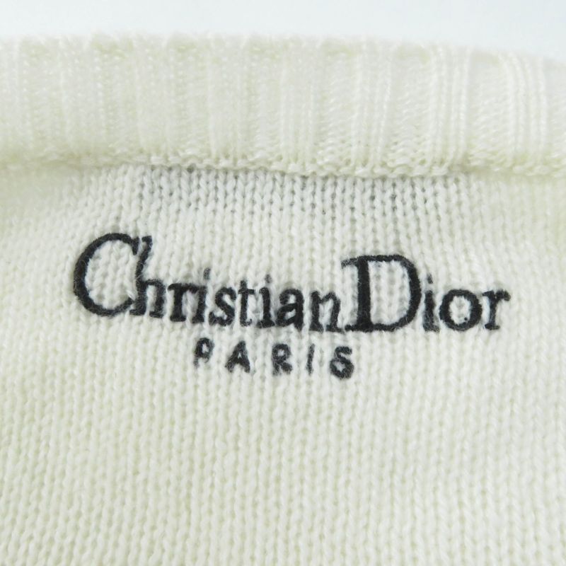 Christian DIOR 23AW 344s57tm152 Indian Taiga Motif Cashmere Cotton Long Sleeve