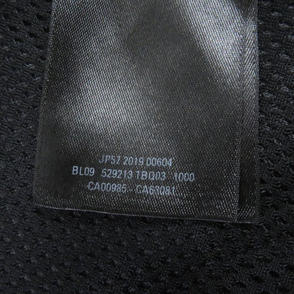 Balenciaga 19AW 529213 Logo-printed Denim Switch Oversized Poplin Shirt Blouson