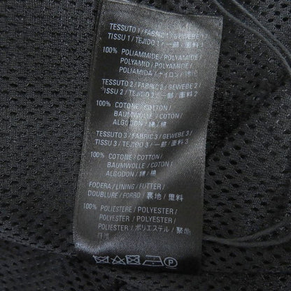 Balenciaga 19AW 529213 Logo-printed Denim Switch Oversized Poplin Shirt Blouson