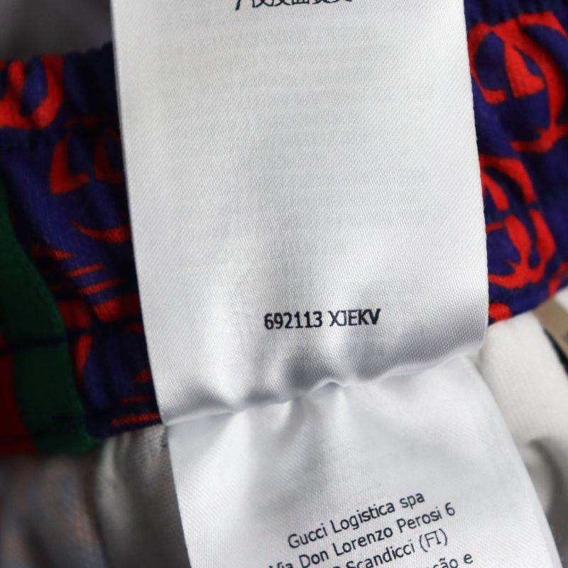 Gucci Adidas 22SS 692113 Double G Trefoil Logo Webline Track Pants Navy Red XS