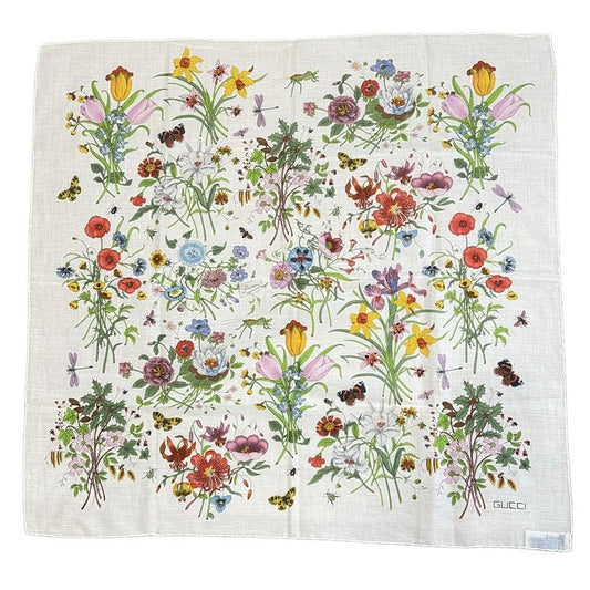 Gucci Handkerchief - White×green×multi Floral