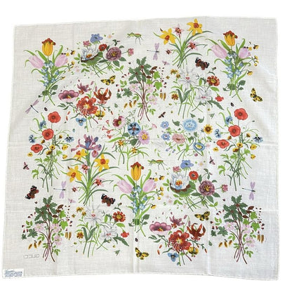 Gucci Handkerchief - White×green×multi Floral