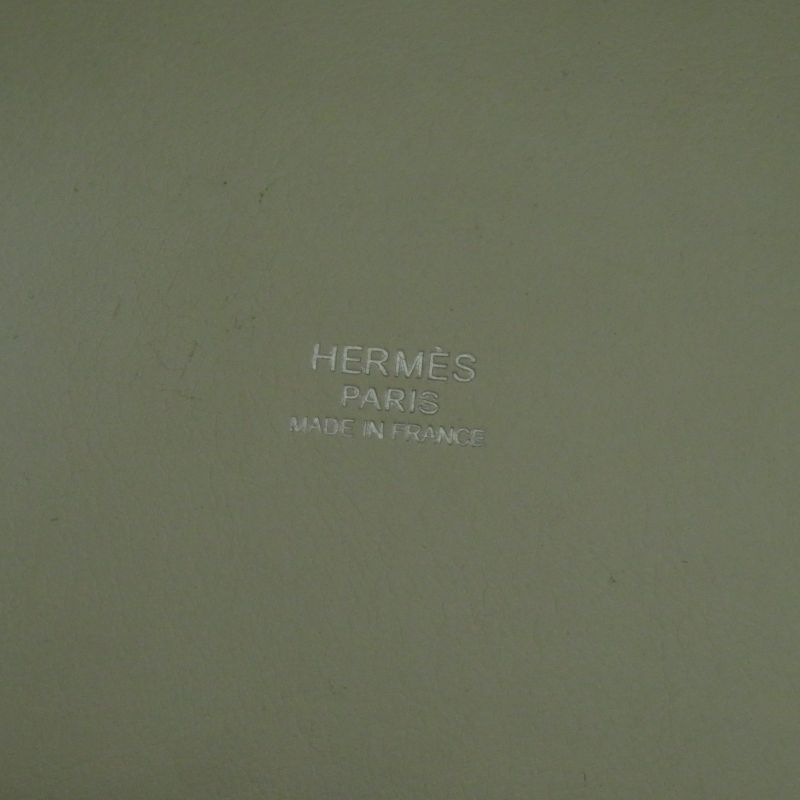 Hermes Picotin Lock Micro Silver Hardware Evercolor Handbag White N Engraved