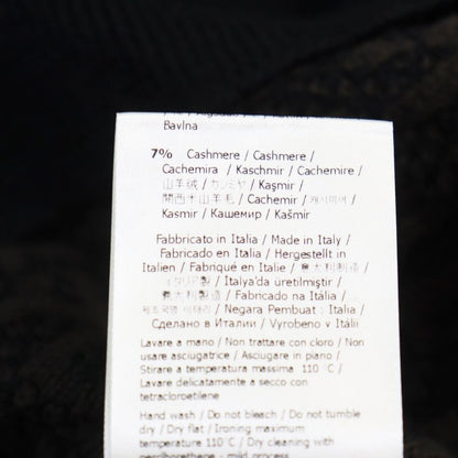 Fendi 2022 Fzx034 AKFS Girocollo FF Detail KNIT Cashmere Blend Zucca Pattern/ff