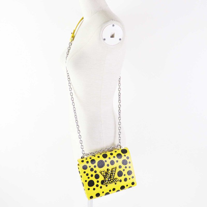 Louis Vuitton Yayoi Kusama M21695 Twisted PM Epi Painted Dot Shoulder Bag