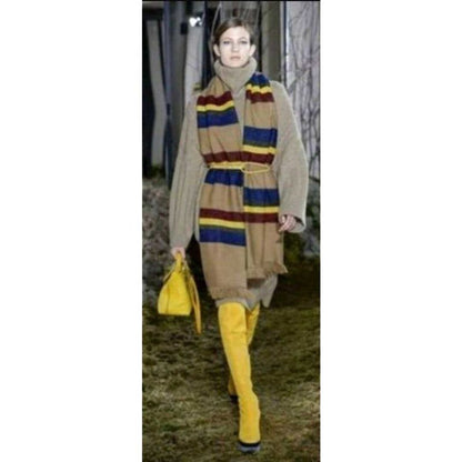 Hermes 18AW 100% Cashmere Runway Wear Oversized Turtleneck Long Sleeves Knit