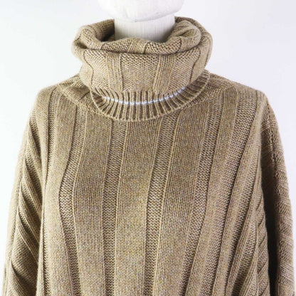 Hermes 18AW 100% Cashmere Runway Wear Oversized Turtleneck Long Sleeves Knit