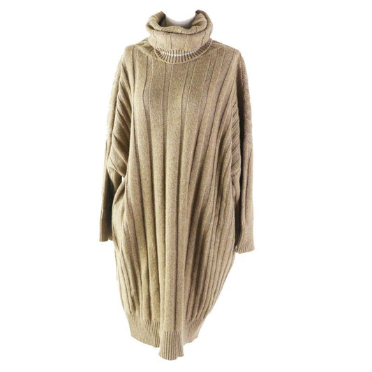 Hermes 18AW 100% Cashmere Runway Wear Oversized Turtleneck Long Sleeves Knit