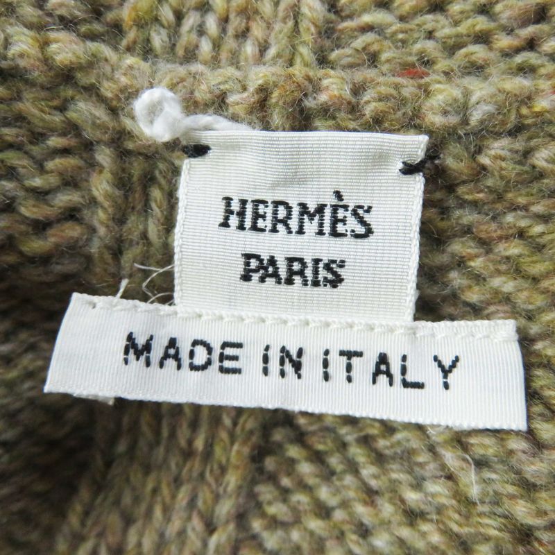 Hermes 18AW 100% Cashmere Runway Wear Oversized Turtleneck Long Sleeves Knit