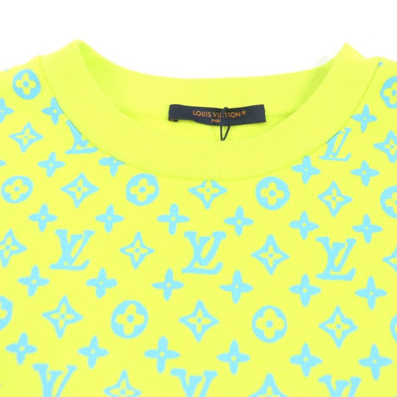 Louis Vuitton 23SS Monogram Print Chewneck Sweat Shirt Monogram Allover