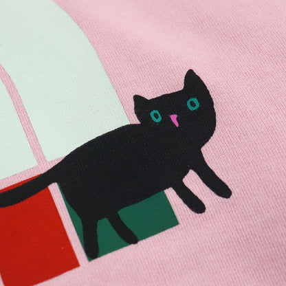 Gucci The North Face 626989 100% Cotton Logo Print Pullover Hoodie/hoodie Pink