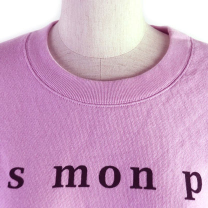  Gucci 469250 Skull Print Crew Neck Pullover Sweatshirt Purple Pink XS Made In