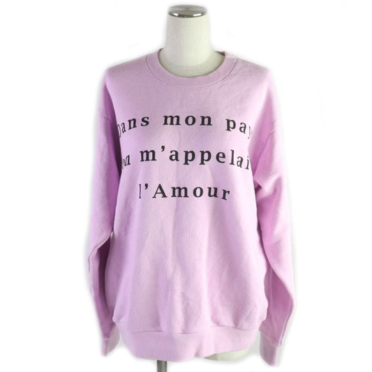  Gucci 469250 Skull Print Crew Neck Pullover Sweatshirt Purple Pink XS Made In