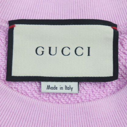  Gucci 469250 Skull Print Crew Neck Pullover Sweatshirt Purple Pink XS Made In