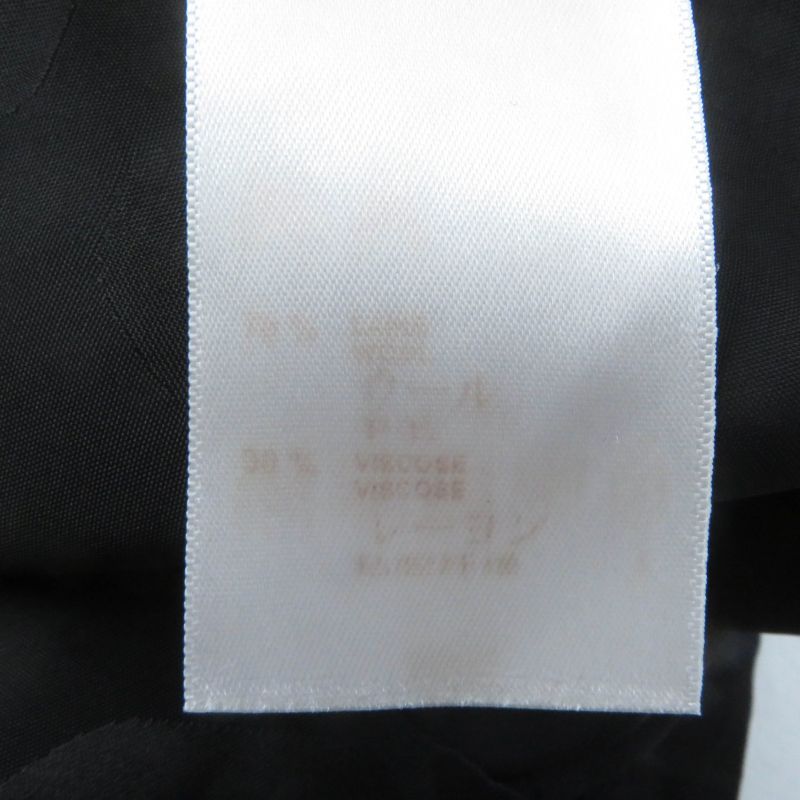 Louis Vuitton Graffiti Layered Design Short Sleeves Knit Dress Black S Made In