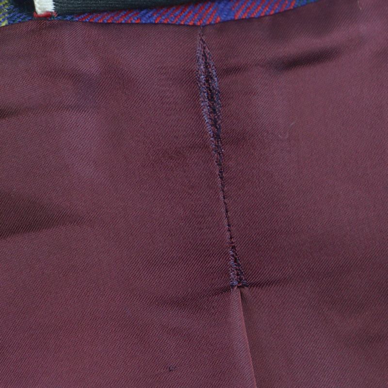  Gucci 474374 Wool Checked Embroidered Logo Buttons Oversized Silhouette