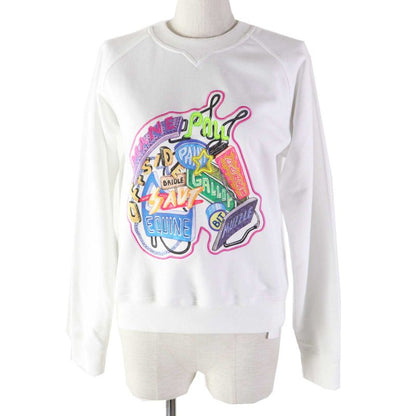 Hermes 23SS 3e4626da Chevaloscope Cotton Embroidered Print Sweatshirt White 34