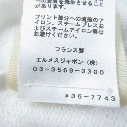 Hermes 23SS 3e4626da Chevaloscope Cotton Embroidered Print Sweatshirt White 34