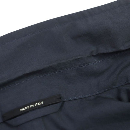  Hermes 2022 21-5257 100% Cotton Cut Single Tailored Jacket Navy 56