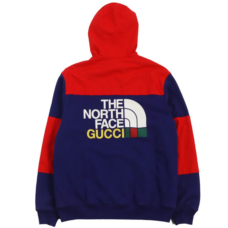 Gucci The North Face The North Face 21AW 671462 Logo Print Zip Up Sweatshirt