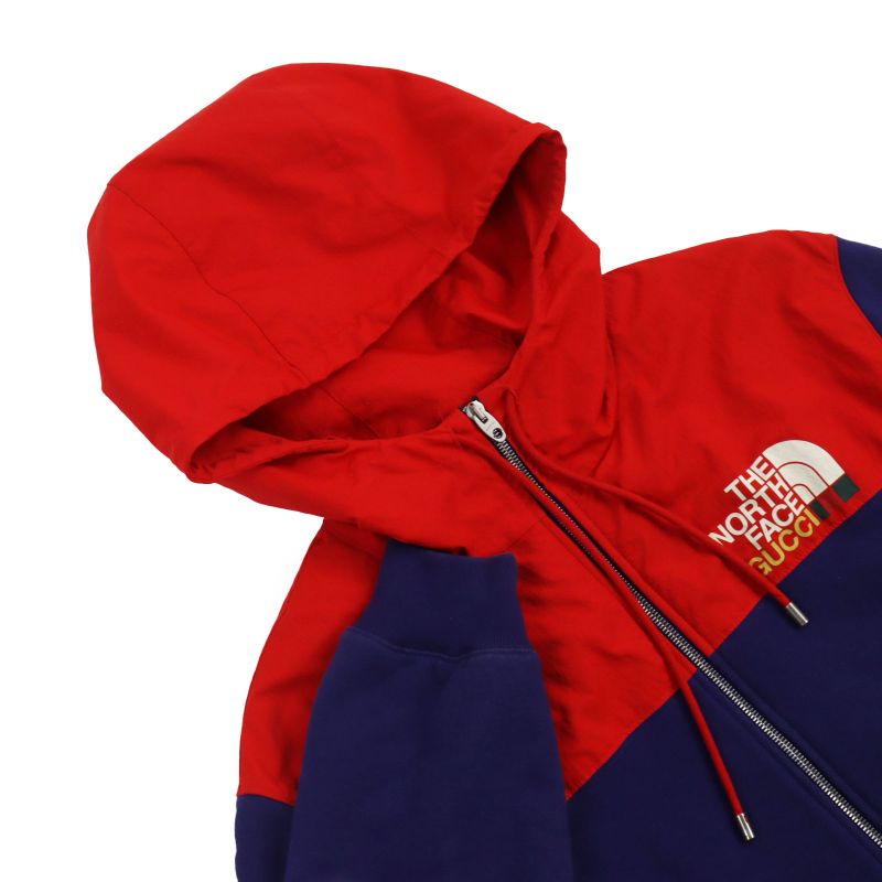Gucci The North Face The North Face 21AW 671462 Logo Print Zip Up Sweatshirt