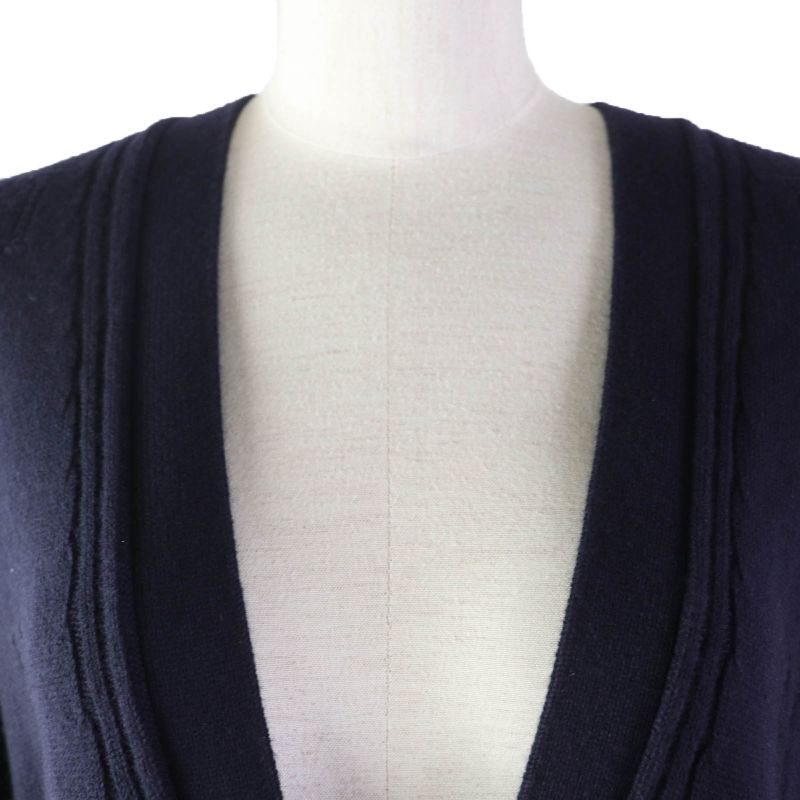 Hermes 2019 100% Wool H Pattern With Serie Buttons Oversilhouette Long Sleeves