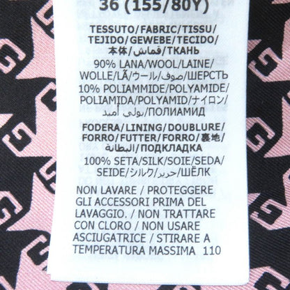 Gucci 2021 674323 Zahxm Wool 100% Silk Lining With GG Buttons Staggered