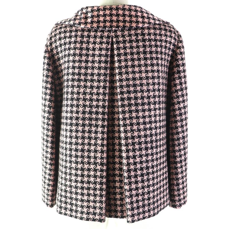 Gucci 2021 674323 Zahxm Wool 100% Silk Lining With GG Buttons Staggered