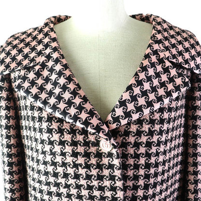 Gucci 2021 674323 Zahxm Wool 100% Silk Lining With GG Buttons Staggered