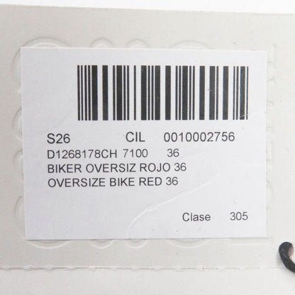 LOEWE D1268178ch Anagram Button Suede Leather Biker Jacket Double Riders