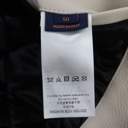 Louis Vuitton 24SS 1afagq Leather And Nylon Blouson Jacket With Padding Jacket