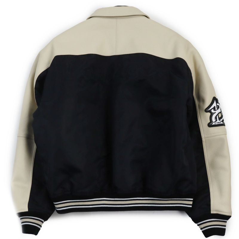 Louis Vuitton 24SS 1afagq Leather And Nylon Blouson Jacket With Padding Jacket