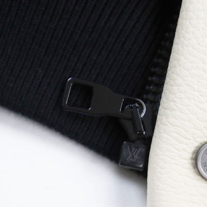 Louis Vuitton 24SS 1afagq Leather And Nylon Blouson Jacket With Padding Jacket