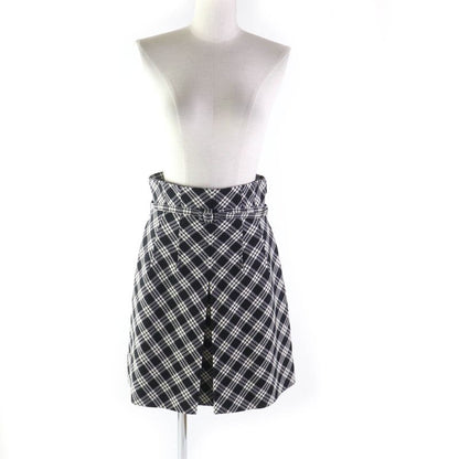 Christian DIOR 22AW 251j80a1244 Silk Blend Lining Worn On Runway Checked Box