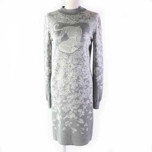 Hermes 2019 Cashmere Silk Blend Jungle Love Animal Design Long Sleeve Knit