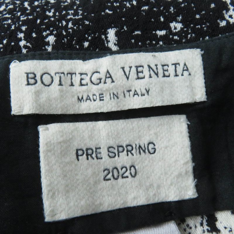 Bottega Veneta 20SS 598255 Tight Skirt Tweed Skirt Black 36 Made