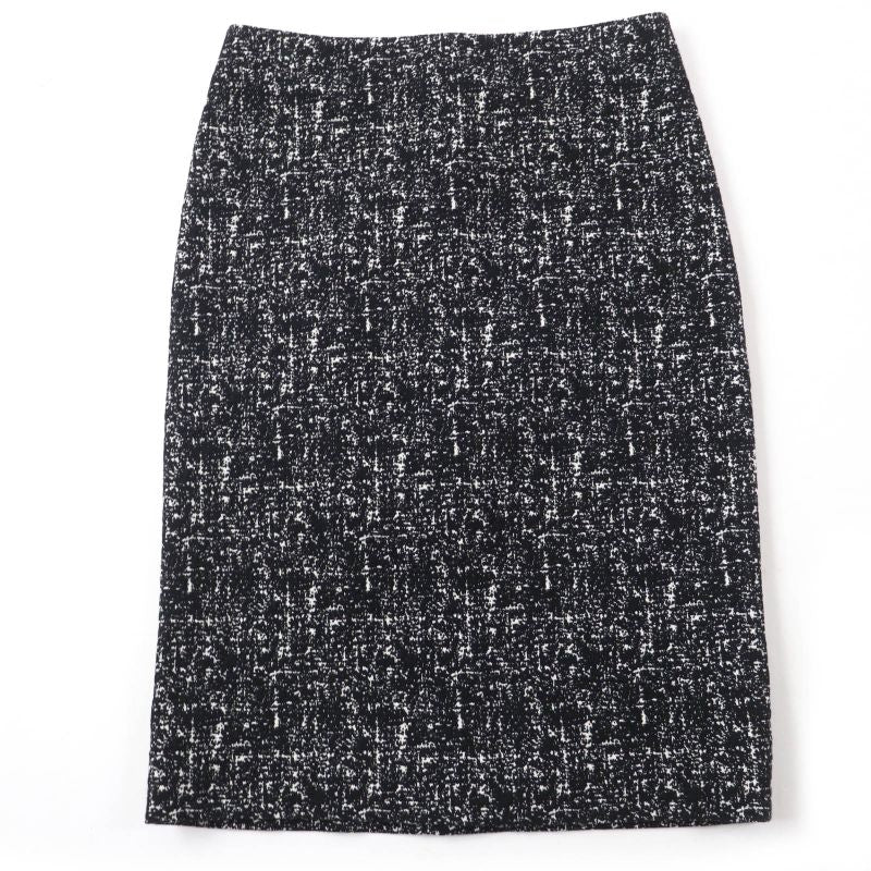 Bottega Veneta 20SS 598255 Tight Skirt Tweed Skirt Black 36 Made
