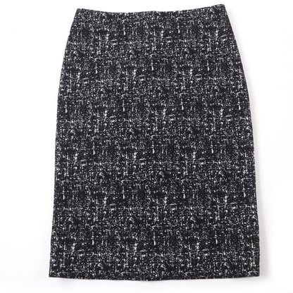 Bottega Veneta 20SS 598255 Tight Skirt Tweed Skirt Black 36 Made