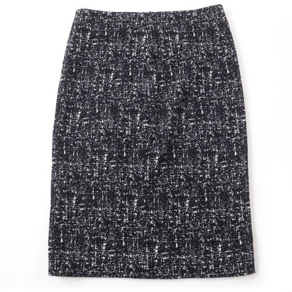 Bottega Veneta 20SS 598255 Tight Skirt Tweed Skirt Black 36 Made