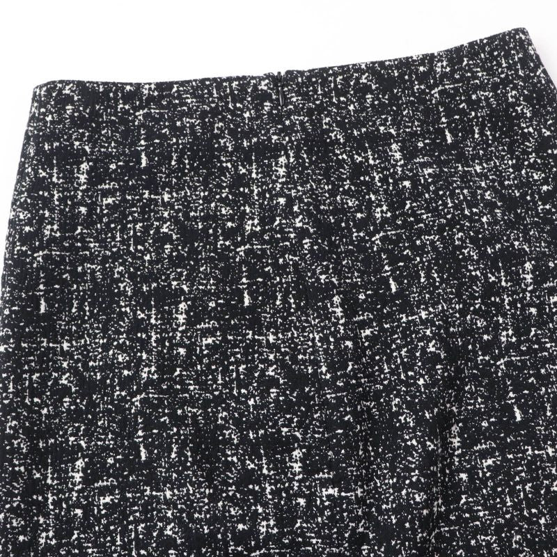 Bottega Veneta 20SS 598255 Tight Skirt Tweed Skirt Black 36 Made